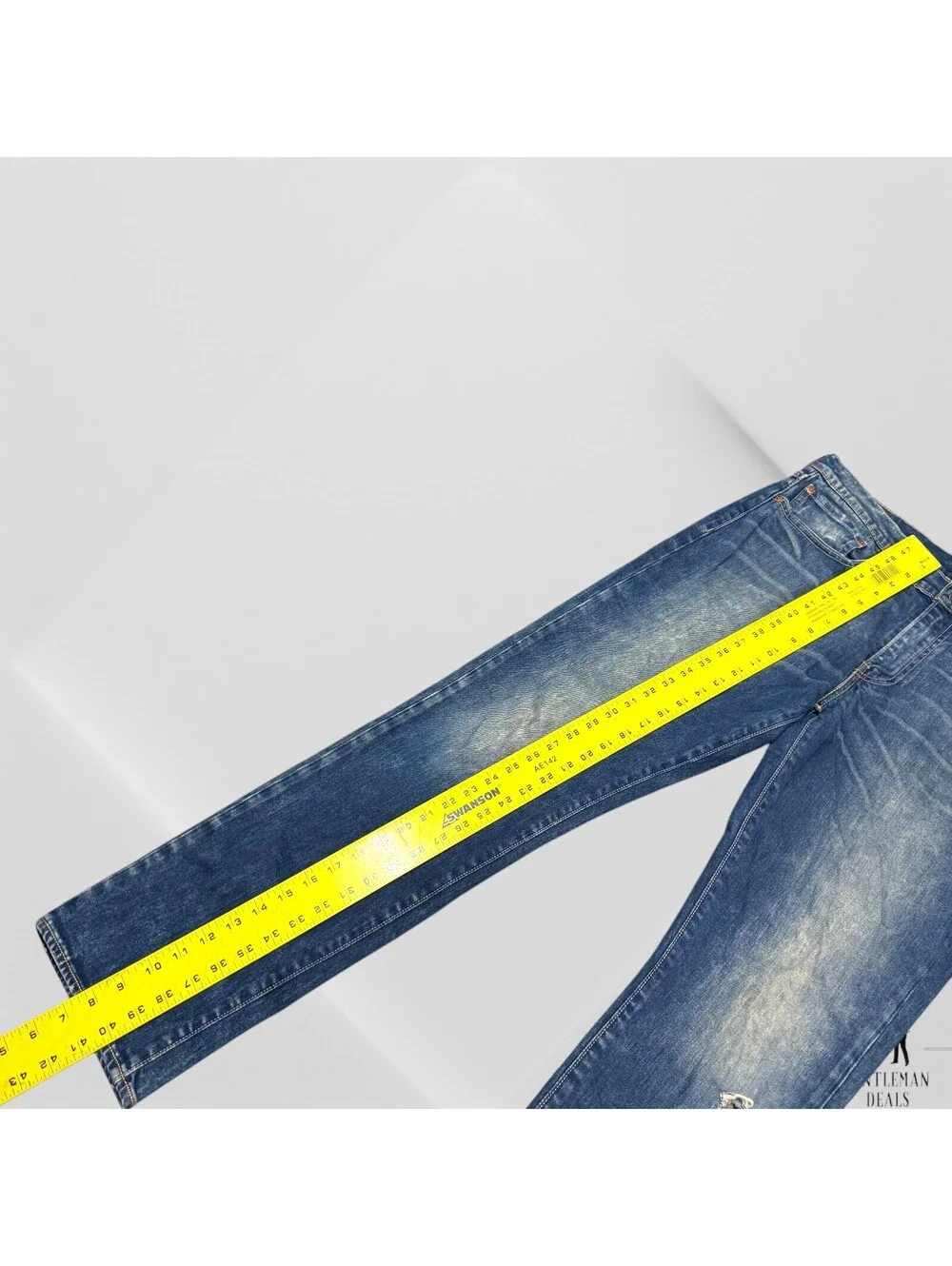 Levis Mens Jeans Blue 34x31 Stretch Denim 511 Slim Straight 5 Pocket Casual